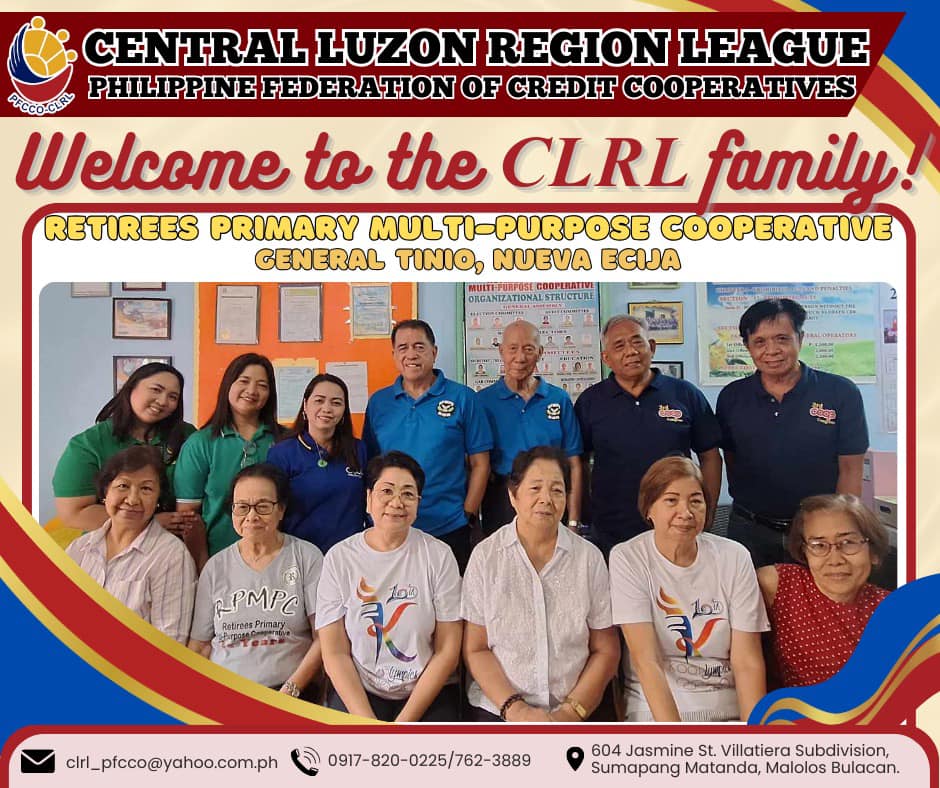 Welcome to our growing Family RETIREES PRIMARY MULTIPURPOSE COOPERATIVE<br>  (March 12, 2024)
