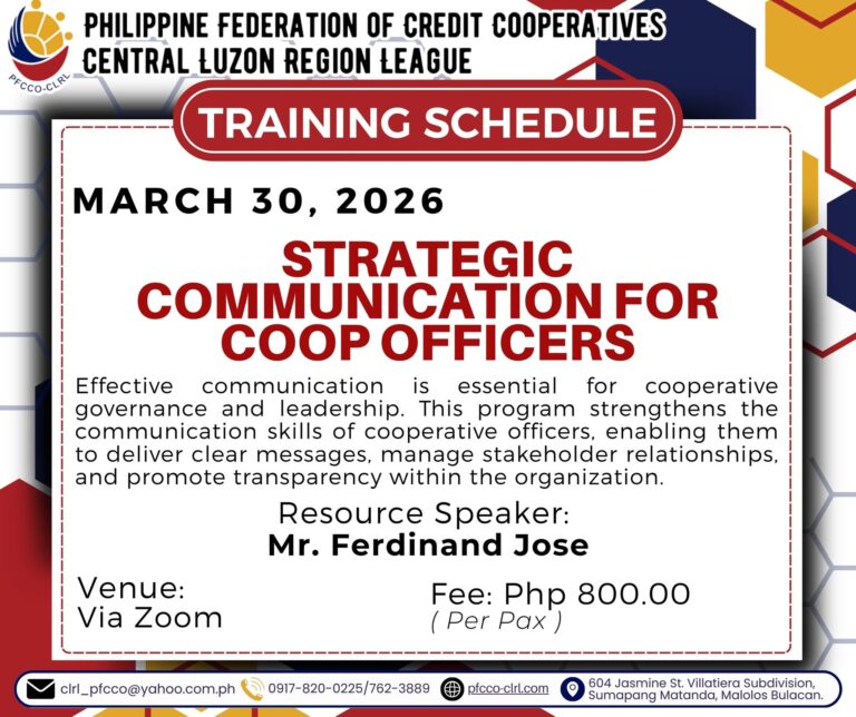 Strategic Communication for Coop Officers