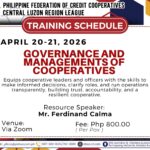 GOVERNANCE AND MANAGEMENTS OF COOPERATIVES