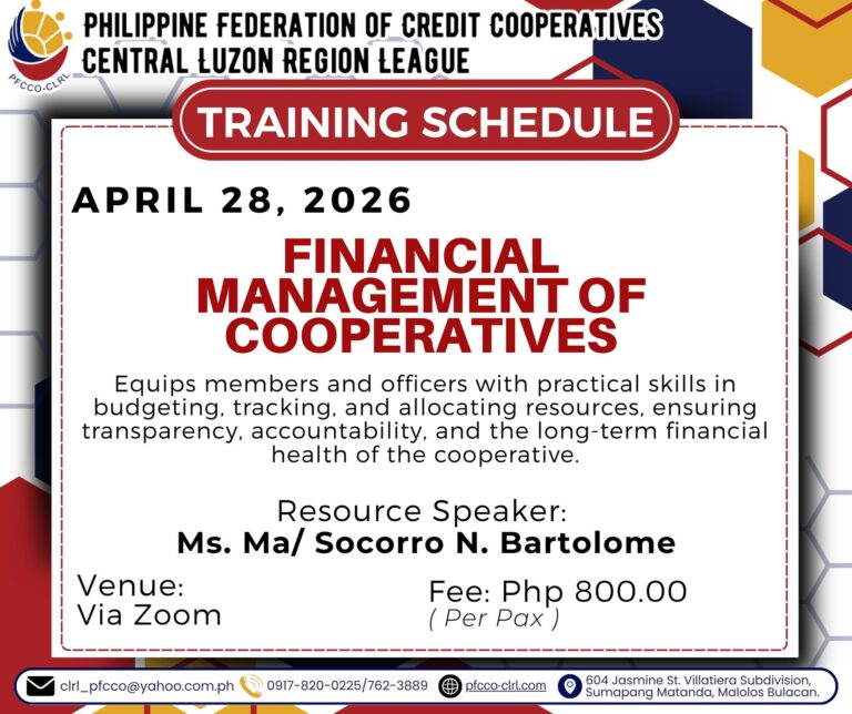 Financial Management of Cooperatives